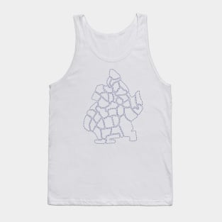 Brooklyn Zipcode Map (blue) Tank Top